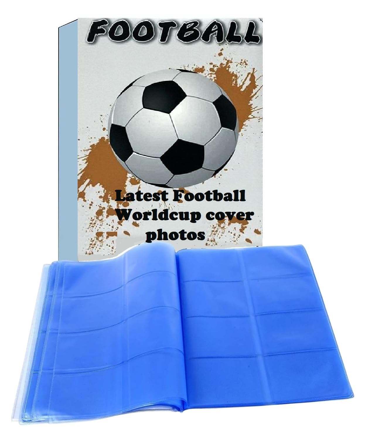 Bestie toys 208 Pockets Football cards album Soccer Card Binder Cards Storage Bag Waterproof Card Organzier Holder Multi Purpose Organizer for Game Trade Cards,Collectible Latest Worldcup Edition-image-5
