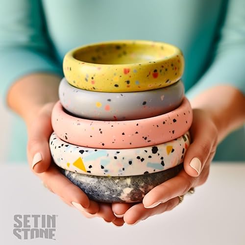 Miniatura 7 de unicone art SETINSTONE Pigmentos de color líquidos de alta calidad a base de agua no tóxicos, ecológicos para moldeo y fundición de yeso, cemento y