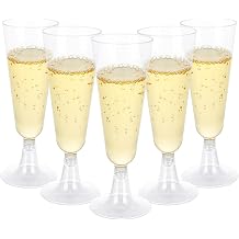 ASelected Elegant Clear Plastic Champagne Flutes