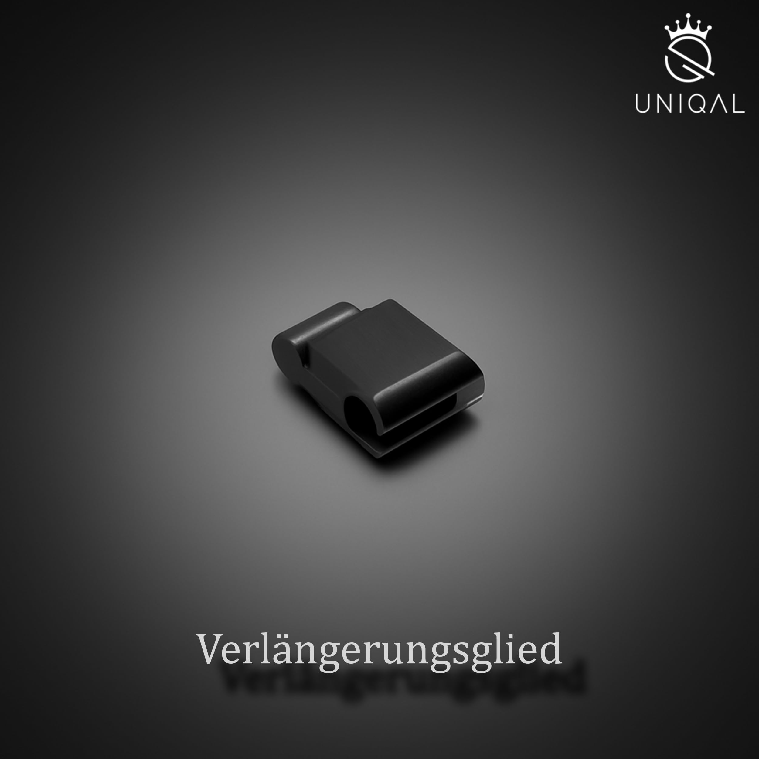 UNIQAL | Lederarmband Herren "PLATE" Mens Bracelet | Edelstahl, Echtleder | Etui Box Gratis