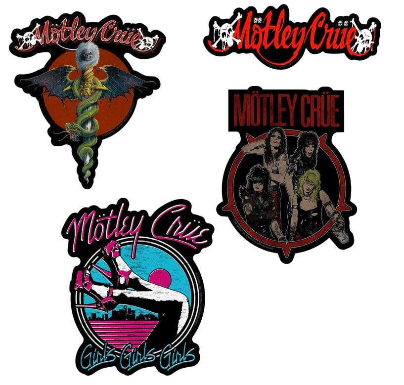 Amazon.co.jp: モトリー クルー ステッカー 4pcs MOTLEY CRUE