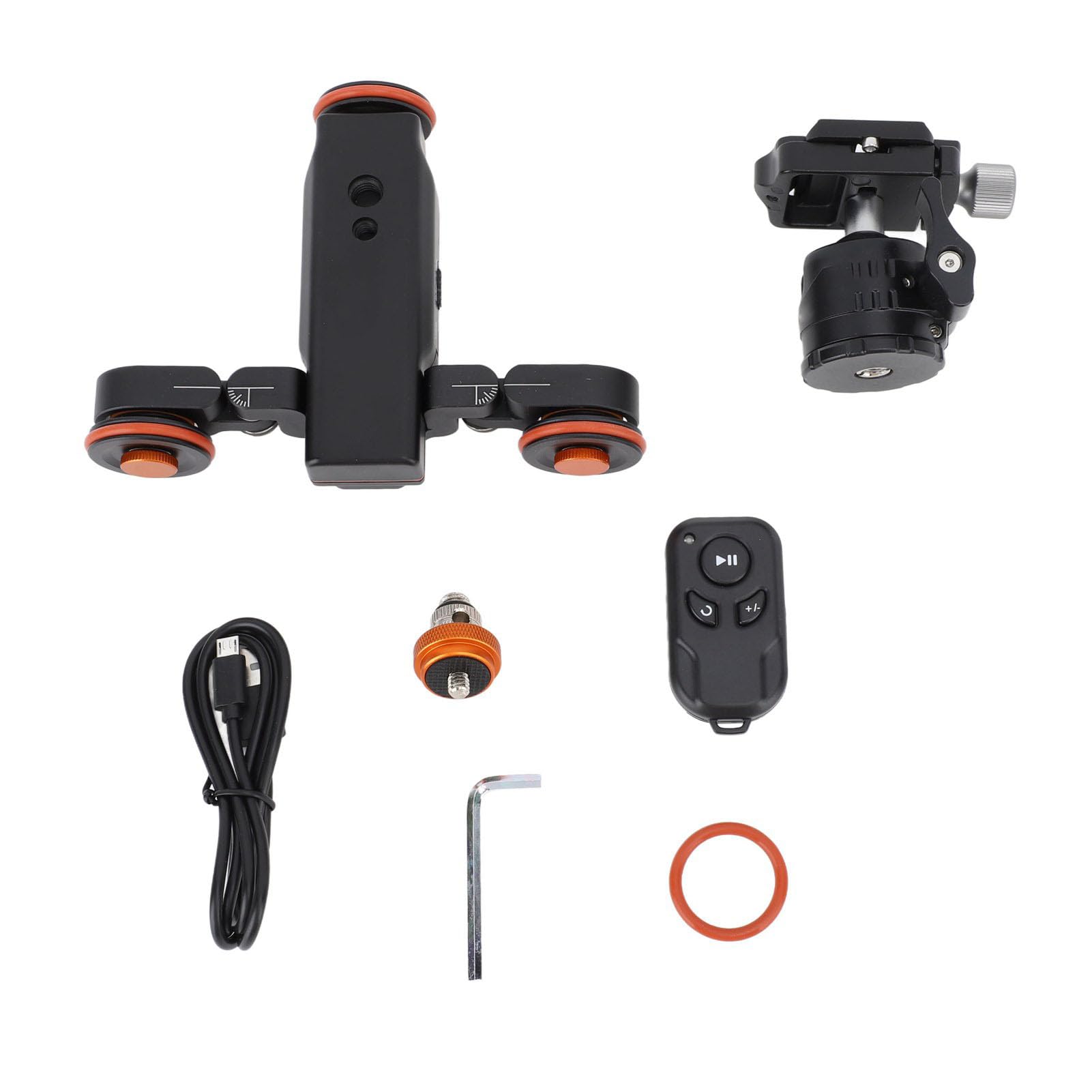 Camera Dolly, 360 Degree Rotatable Highly Compatible Aluminum Electric Camera for Action Cam