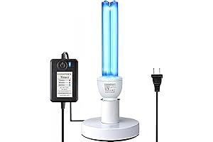 COOSPIDER UVC Germicidal Light Bulb 25W Ozone Free with Base
