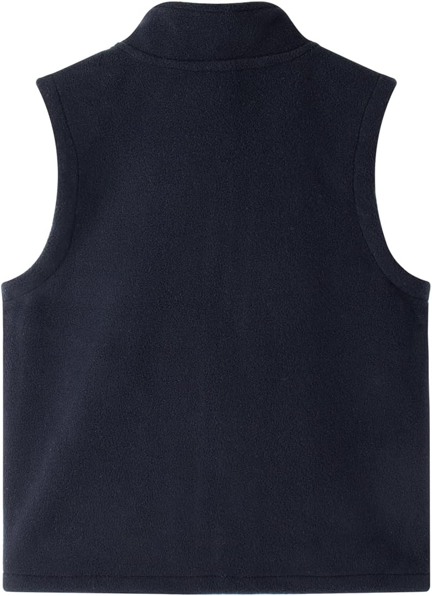 Spring&Gege Boys Full Zip Polar Fleece Vest Sleeveless Outwear Warm Jacket with Pockets (3-12 Years) - Image 2