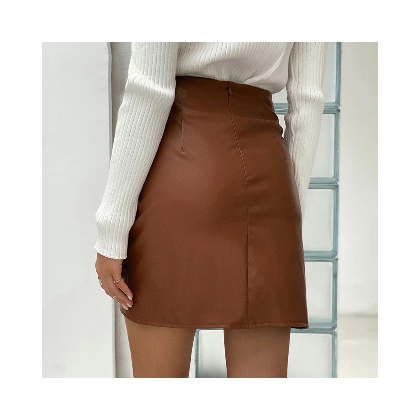 Spódnica Krótka Spódnica Kobiety Solidne Spódnice Damskie Minimalistyczna Spódnica Ołówkowa Sukienka Streetwear