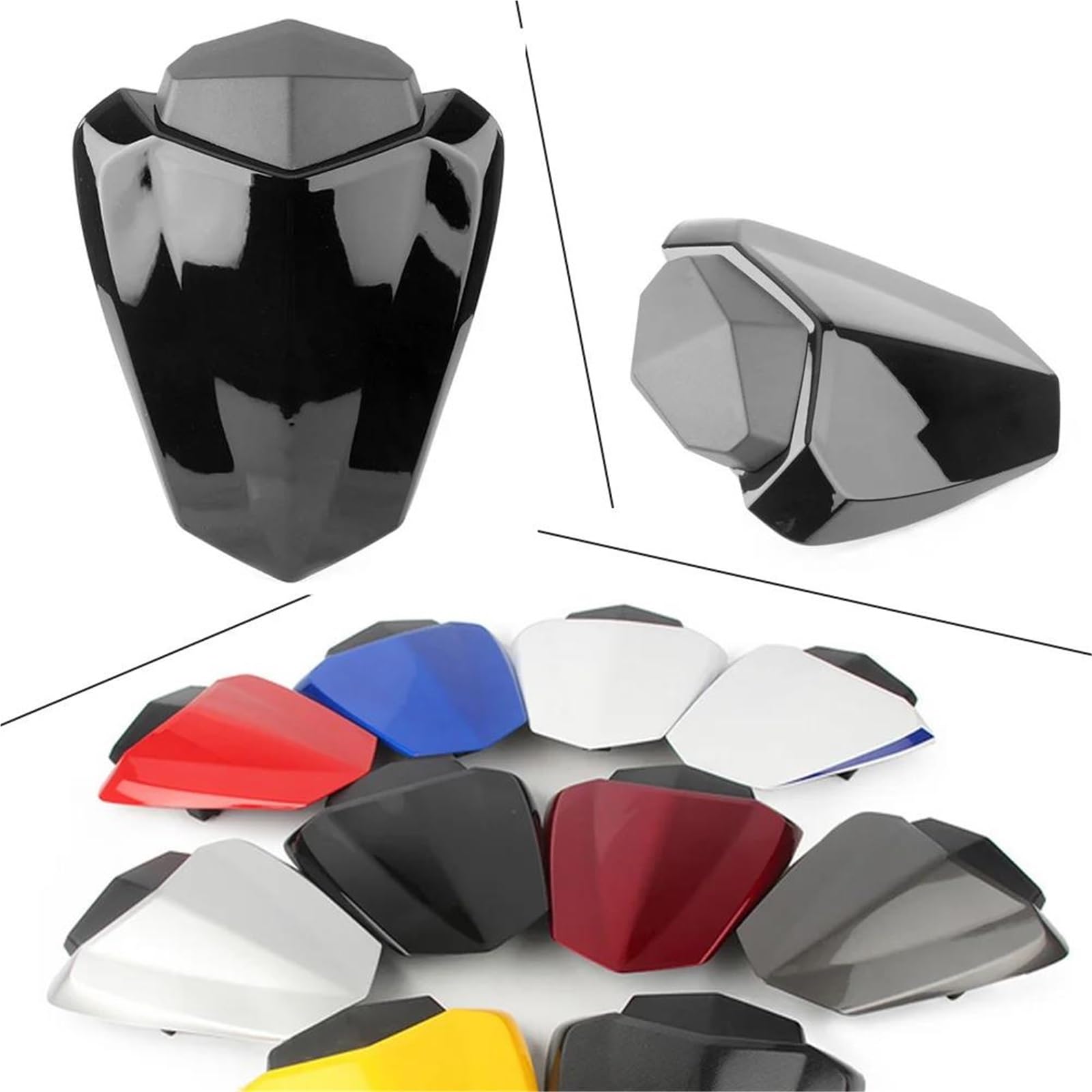 Heckverkleidung/Sitzbankabdeckung Für Motorräder Für Yamaha YZF 1000 R1 (2009–2014) YZFR1 YZF-R1 Soziussitzabdeckung Verkleidung Heckabdeckung(Schwarz)