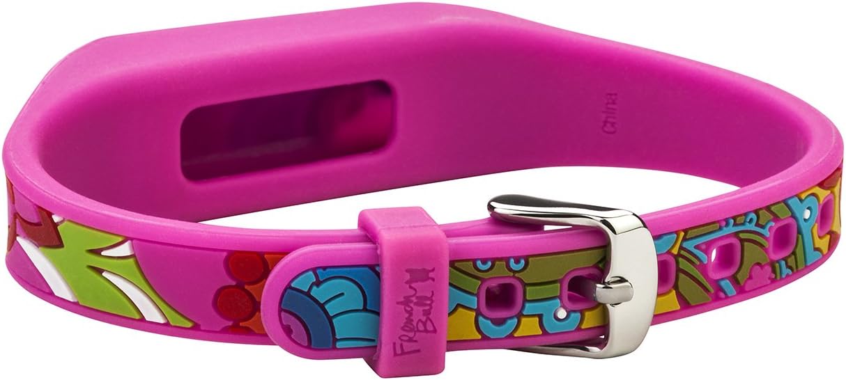 French Bull Fitbit Flex Wristband - Black Fitbit Flex Replacement Band With Secure Chrome Watch Clasp, Unique Handcrafted 3D French Bull Pattern Made from Premium Silicone, Fitbit Flex Color Bands, Fitbit Flex Accessory Band
