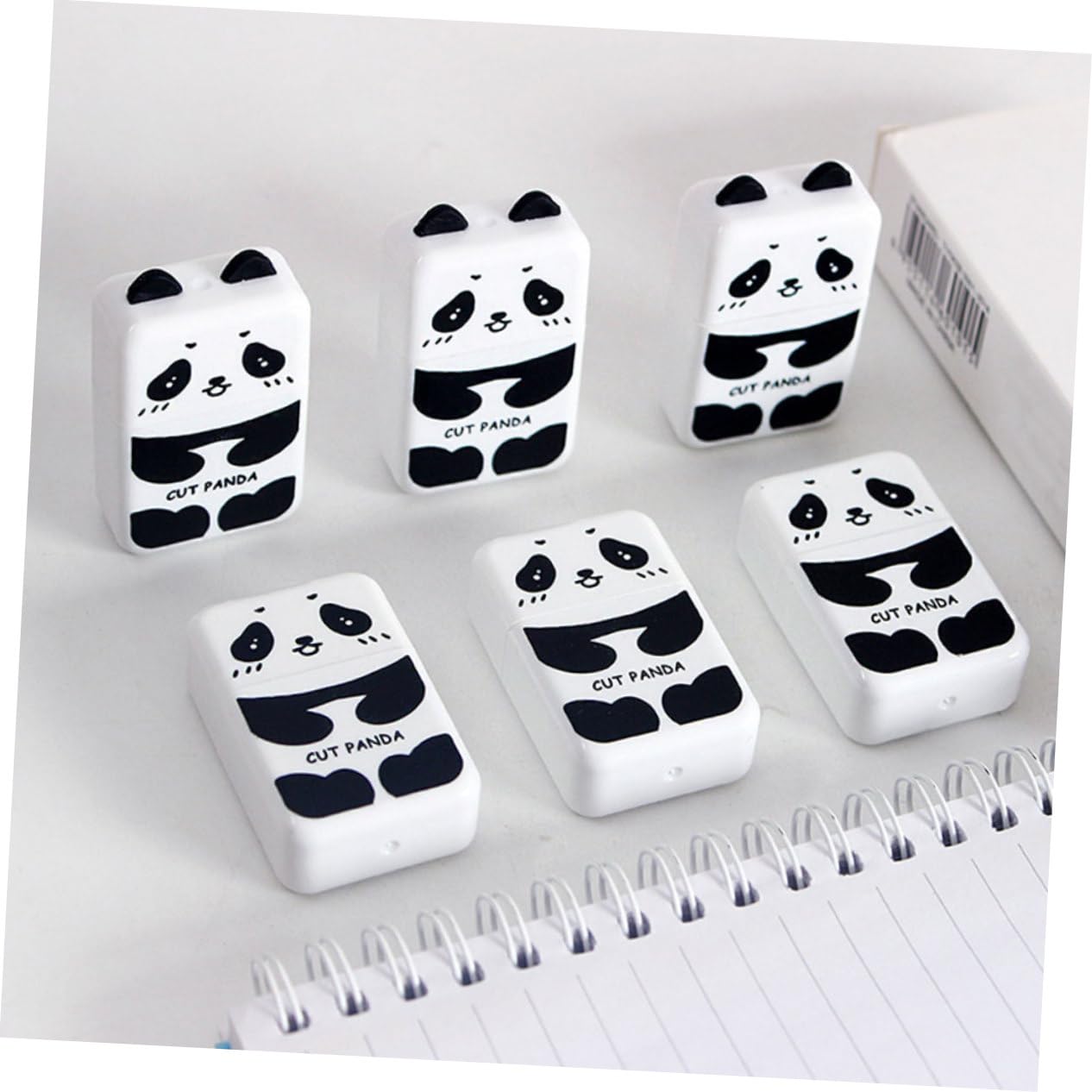 Uonlytech 5 Sätze Teiliges Panda Radiergummis Multifunktionale Radierer Für Kunststudenten Kreative Radiergummis Für Schreibbedarf Lustige Schreibtischaccessoires 10 Stück * 5