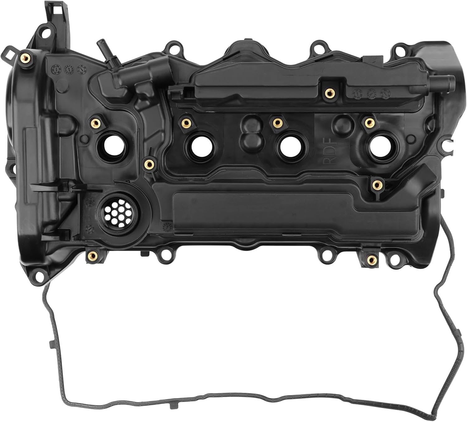 Engine Valve Cover 12310RDFA01 123105A2A01 with Gasket Compatible with 2013-2017 Honda Accord, 2015-2019 CR-V CRV, Fit for L4 2.4L Gas (K24W1).