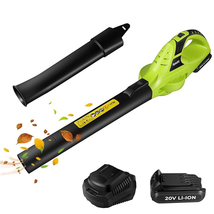 Buy Leaf Blower, 20V Cordless Leaf Blower with Battery & Charger