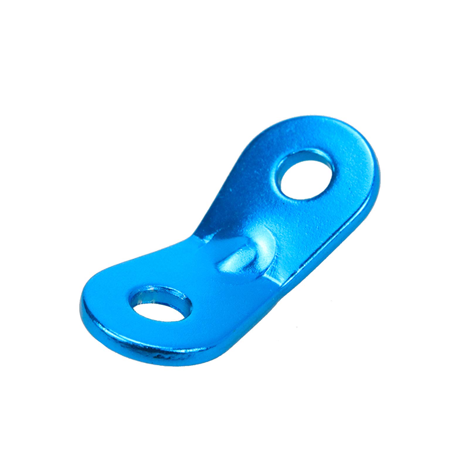 Dasunny Tensor de cable de aleación de aluminio, para tienda de campaña, ajuste de cuerda de viento para camping, senderismo, excursionismo, actividades al aire libre, paquete de 20 (azul-L)