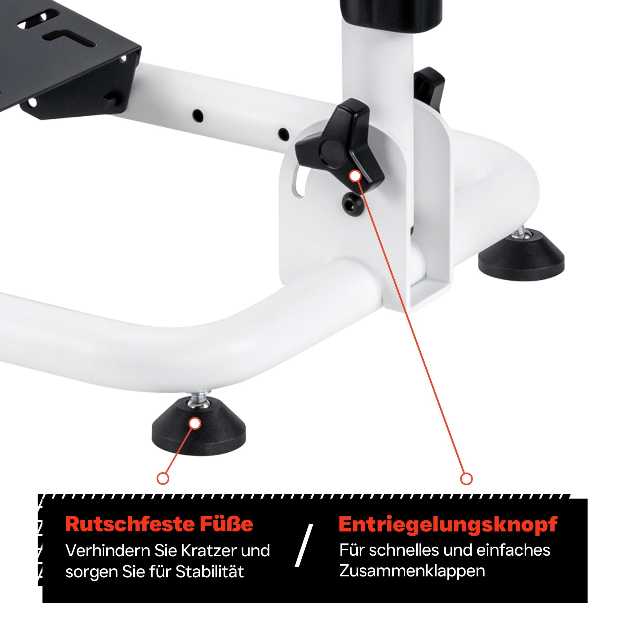 VDD Radständer - Rennsport Radständerhalter - Rennsport Cockpit - logitech - fanatec