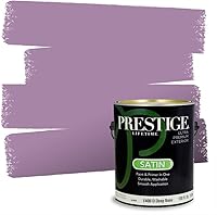 Vista 70 de PRESTIGE Pinturas de pintura interior e imprimación en uno, 1 galón, plano, combinación comparable de Sherwin Williams* Kimono Violet*