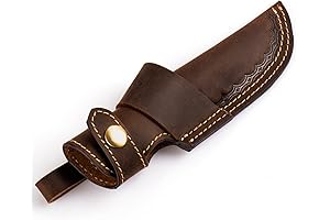 Gentlestache Belt Knife Sheath: Compact Draw Knife Holster for EDC