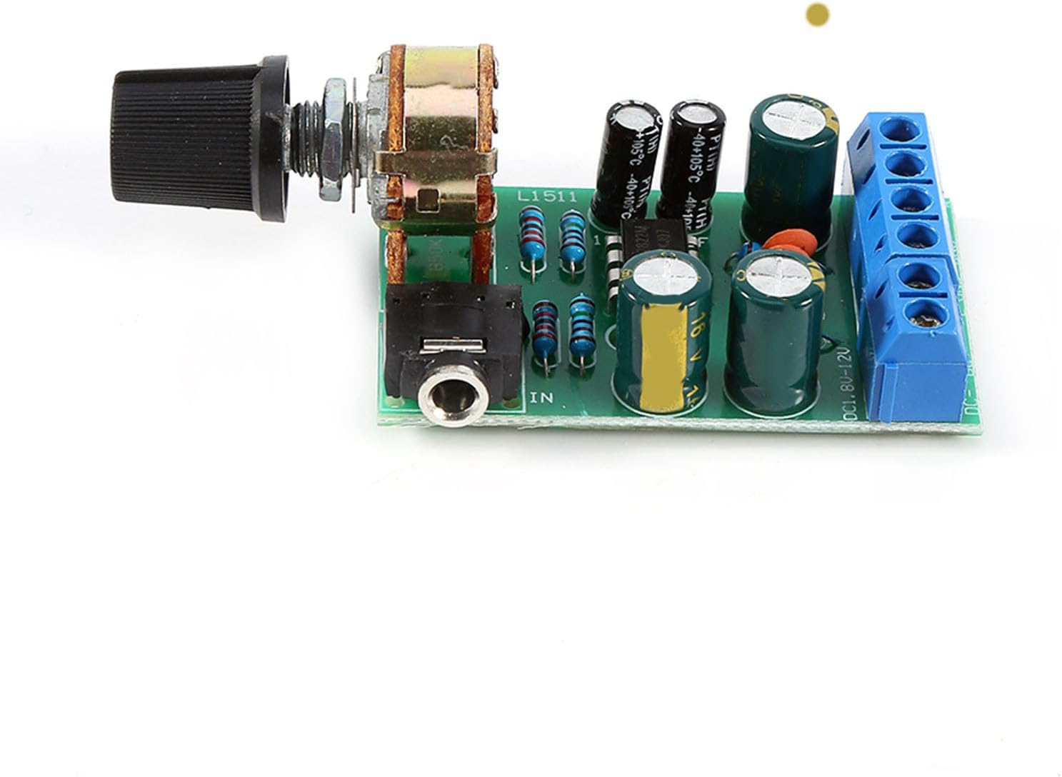Sorandy TDA2822M High Power Stereo Amplifier Board with Volume Control for 3.5mm Jack Audio Module, Portable for DIY Enthusiasts