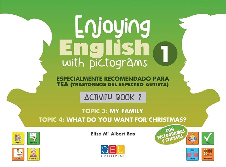 Portada de Enjoying English with pictograms 1. Activity book 2