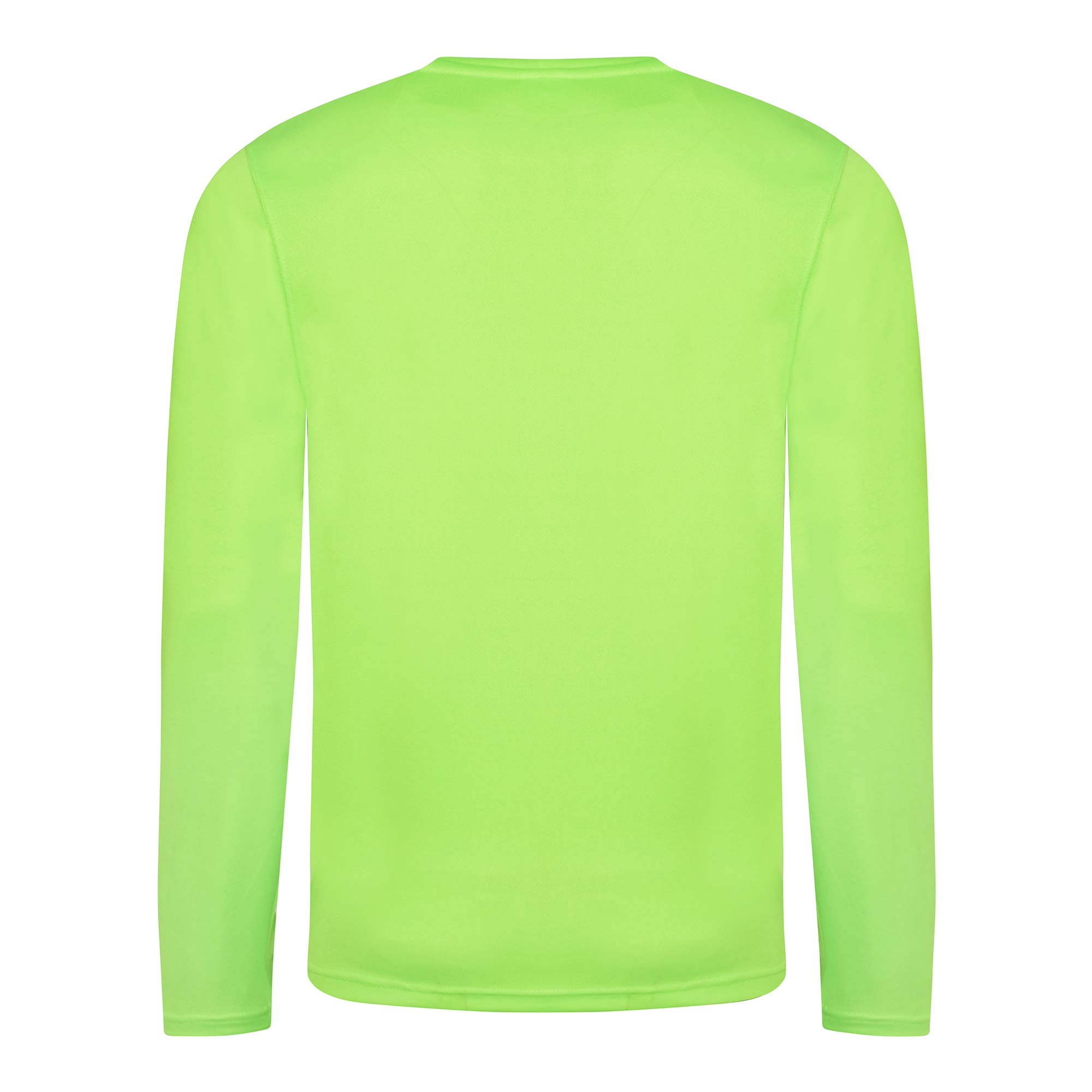 Just Cool Mens Long Sleeve Cool Sports Performance Plain T-Shirt