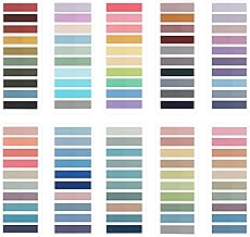 2000 Pieces Page Markers, 10 Styles Sticky Notes Tabs, Coloured Stickers, Index Sticky Notes for Office School Page Markers Sticky Marker (Multicolor)