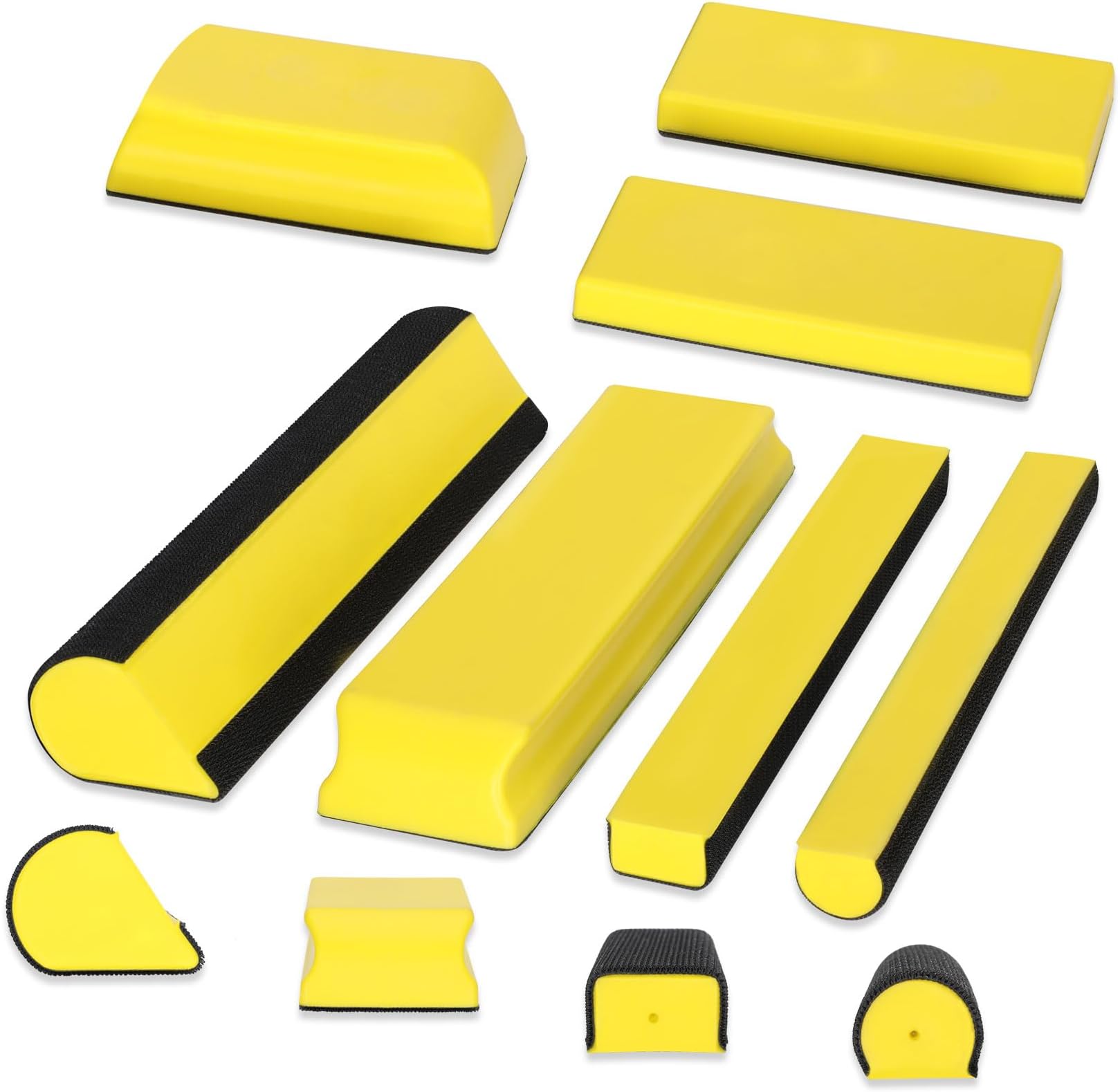 Sanding Blocks Auto Body, auto body sanding block, Hand Sanding Block Set 7pcs, Sanding Blocks Auto Body Replaces Sanding Block, fit for Woodworking, Automotive Body and Crafts Polishing