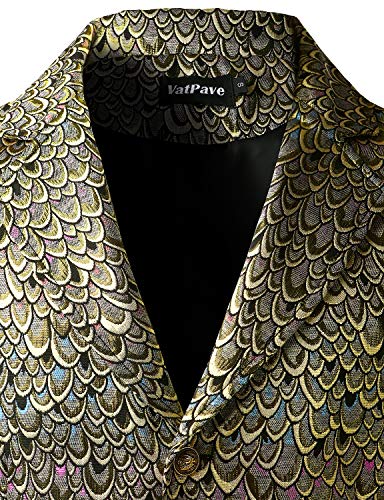 Image of VATPAVE Mens Victorian Suit Vest Steampunk Gothic Waistcoat