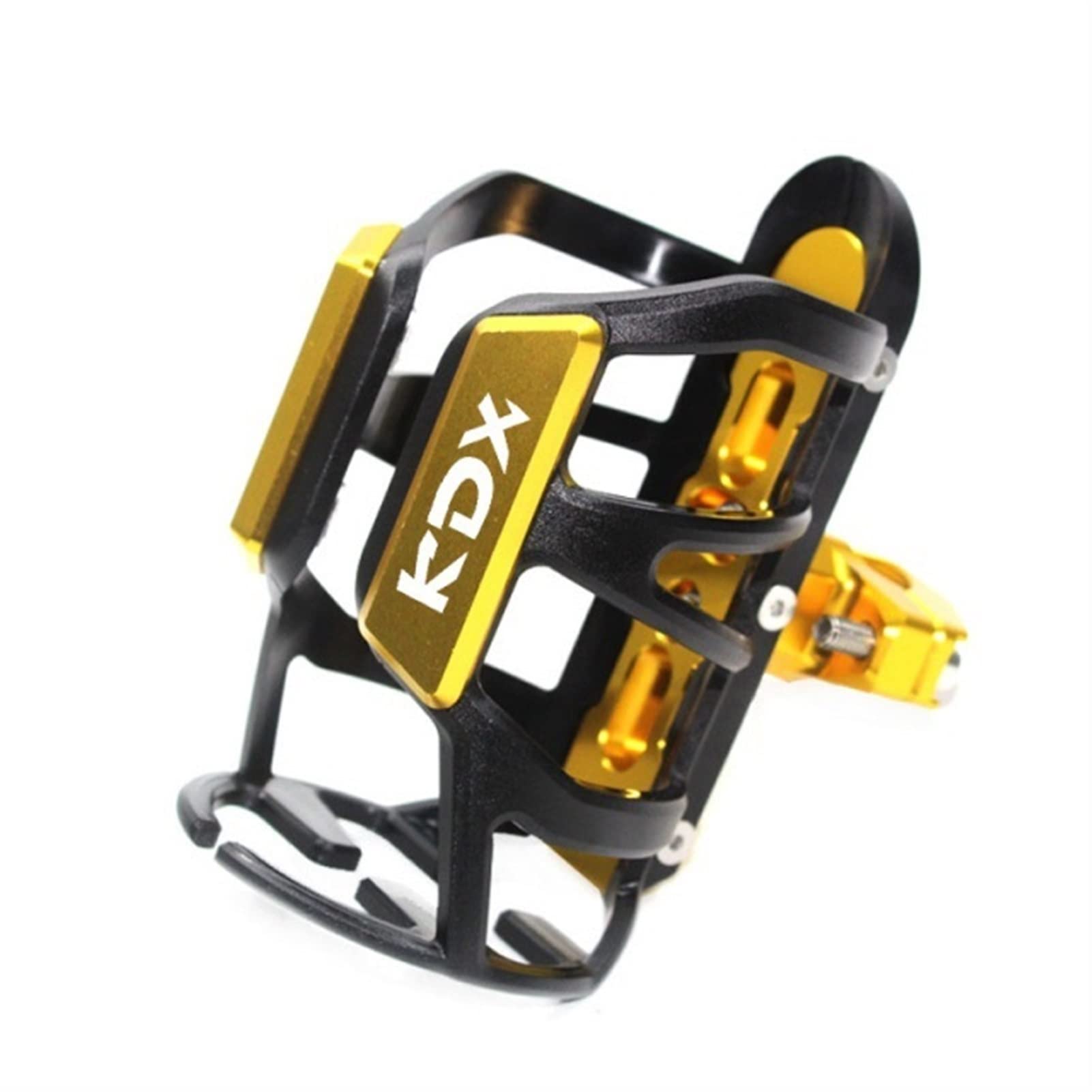 Motorcycle Accessories For Kawasaki KDX125SR KDX250SR KDX 125 250 SR 125SR 25SR Motorcycle CNC Beverage Water Bottle Drink Cup Holder (Color : Gold)