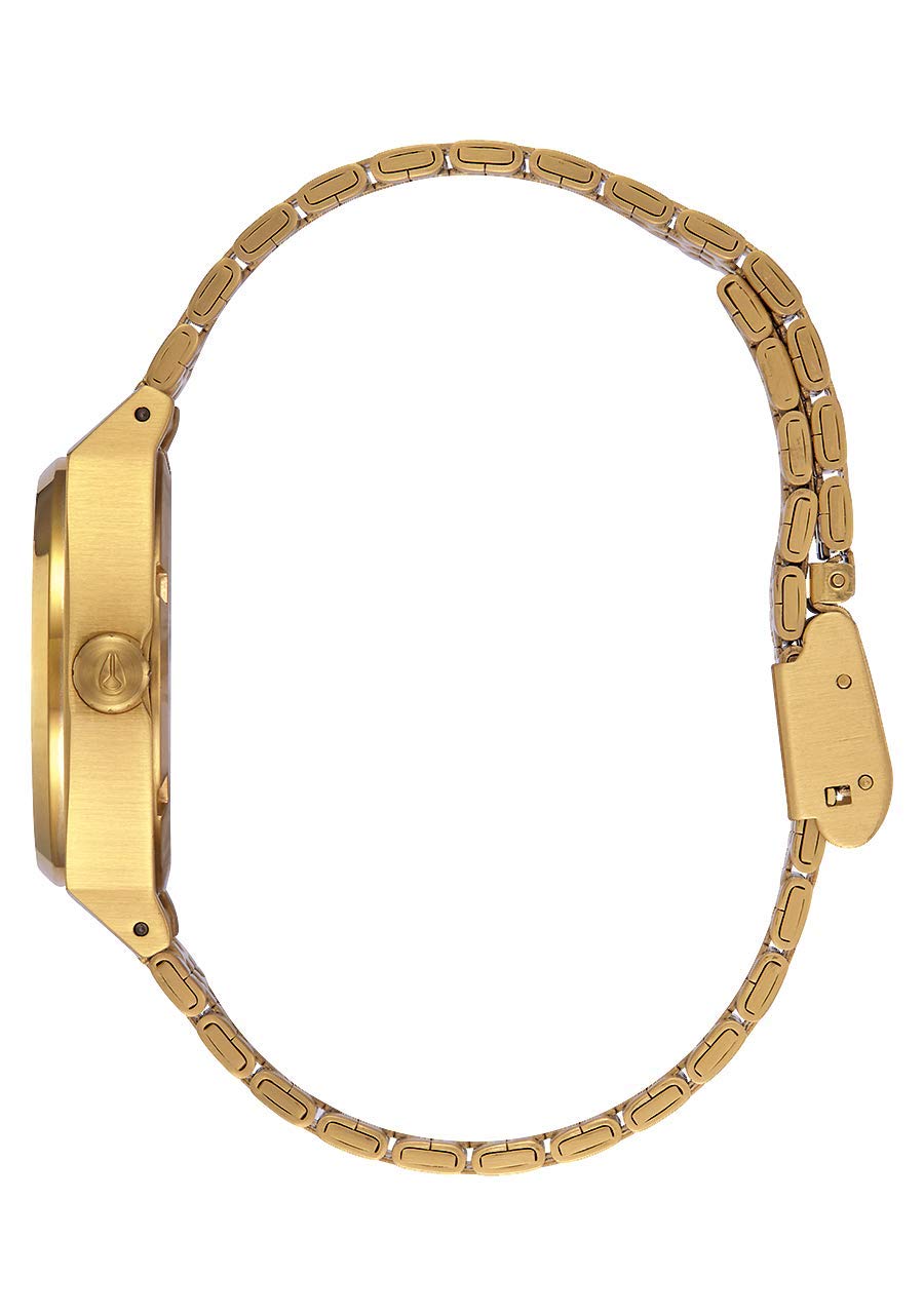 NIXON Orologio Analogico da Donna con Cinturino in Placcato in Acciaio Inox A1130502-00