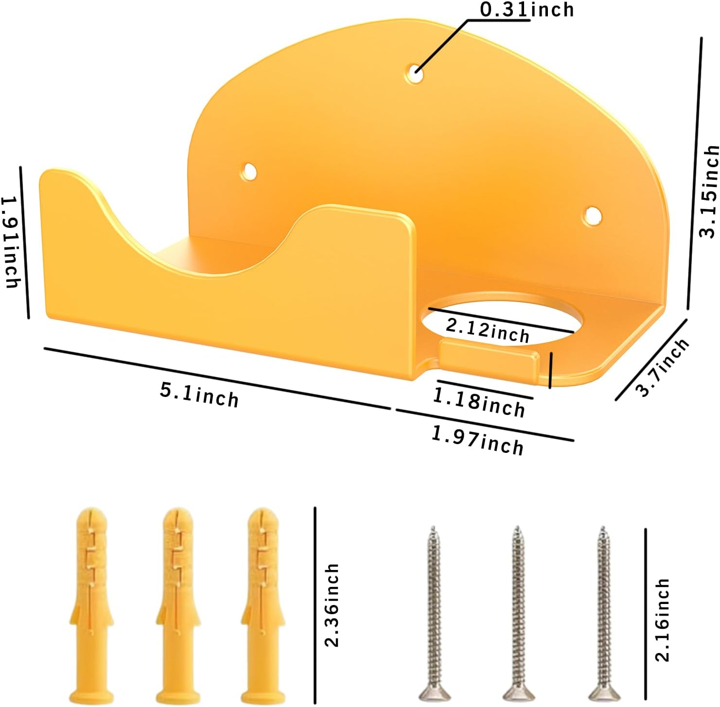 Leaf Blower Rack 2 Pack & Chainsaw Hanger, Heavy-Duty Wall Mount Tool Storage Bundle – DCE100B Blower Holder with Chainsaw Wall Rack for Garage, Shed & Workshop Organization