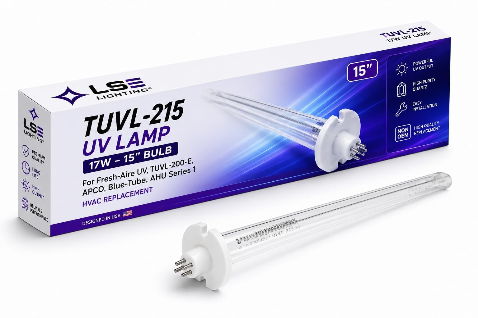 Amazon.com: LSE Lighting TUVL-215 TUVL-200-E 15