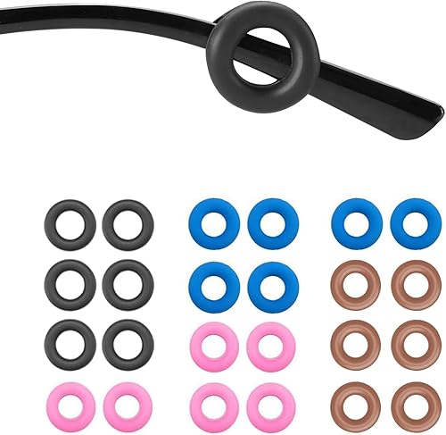 Omnful CojĂn de oreja para gafas, soporte para lentes de sol, agarre antideslizante de silicona para puntas de patillas para gafas, ganchos para las Omnful CojĂn de oreja para gafas, soporte para lentes de sol, agarre antideslizante de silicona para puntas de patillas para gafas, ganchos para las