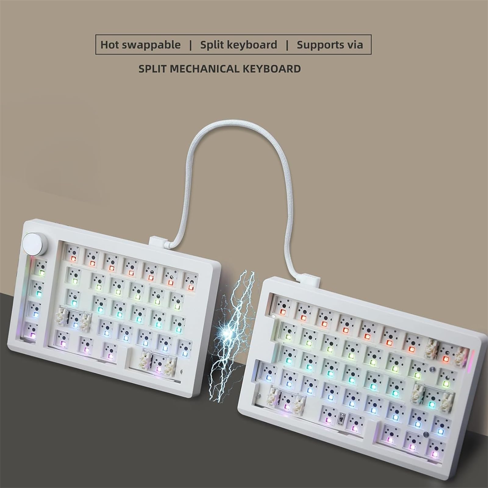 Amazon | GMK70 メカニカルキーボード 70%分割型 ホットスワップ対応