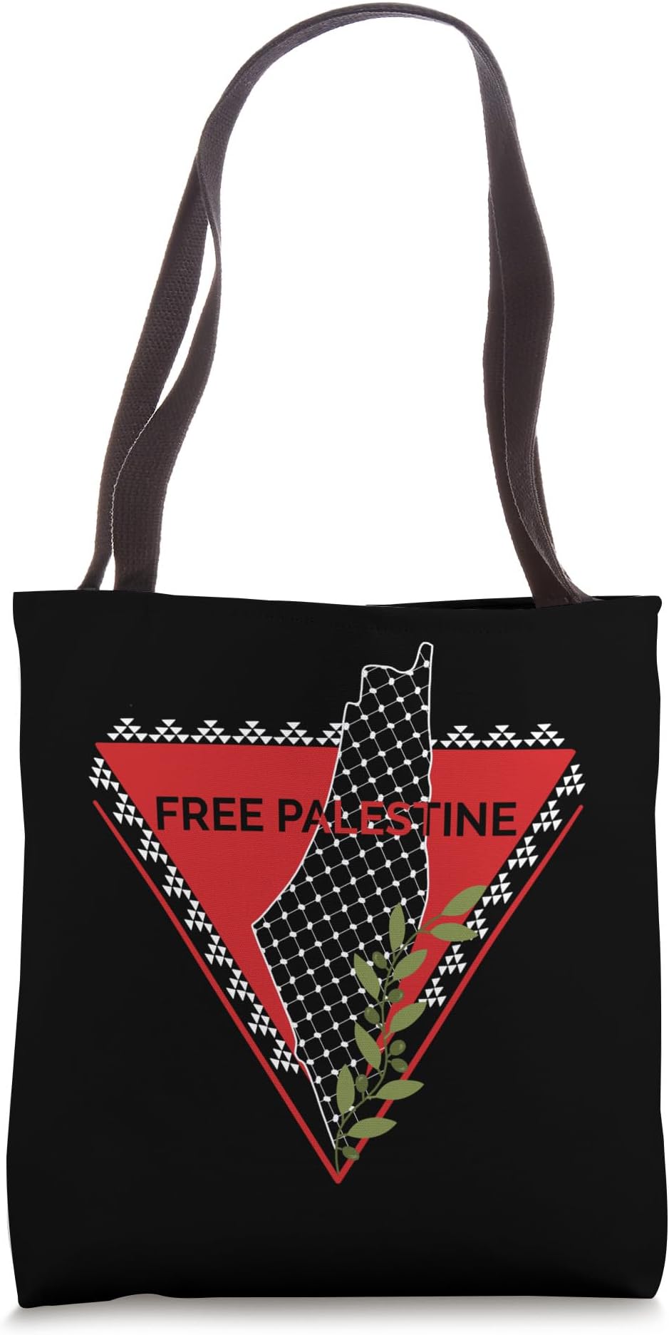 Free Palestine Gaza Map Palestinian Flag Palestine Keffiyeh Tote Bag