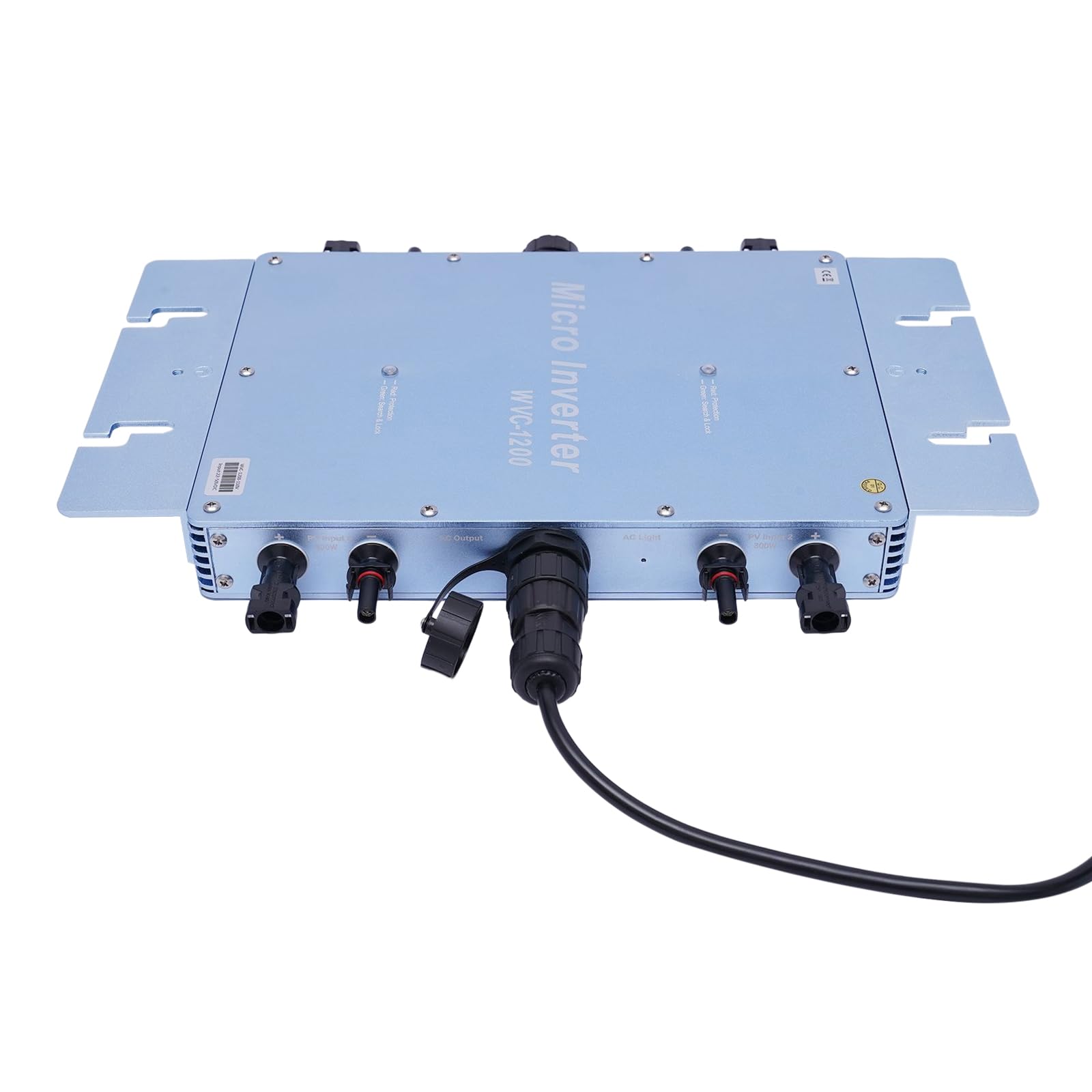Inverter impermeabile da 1200 W, 220 V, microinverter solare WVC, centralina elettrica da balcone, inverter modulare, micro inverter da 4 MPP Tracker