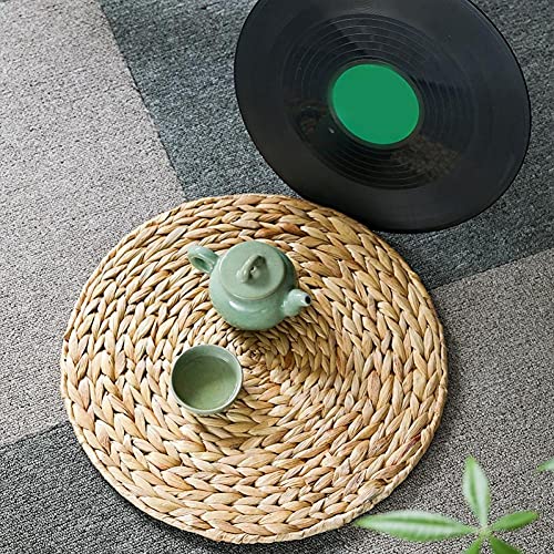 Tapis de table en jacinthe isolant pour protéger la table des plats chauds - 7