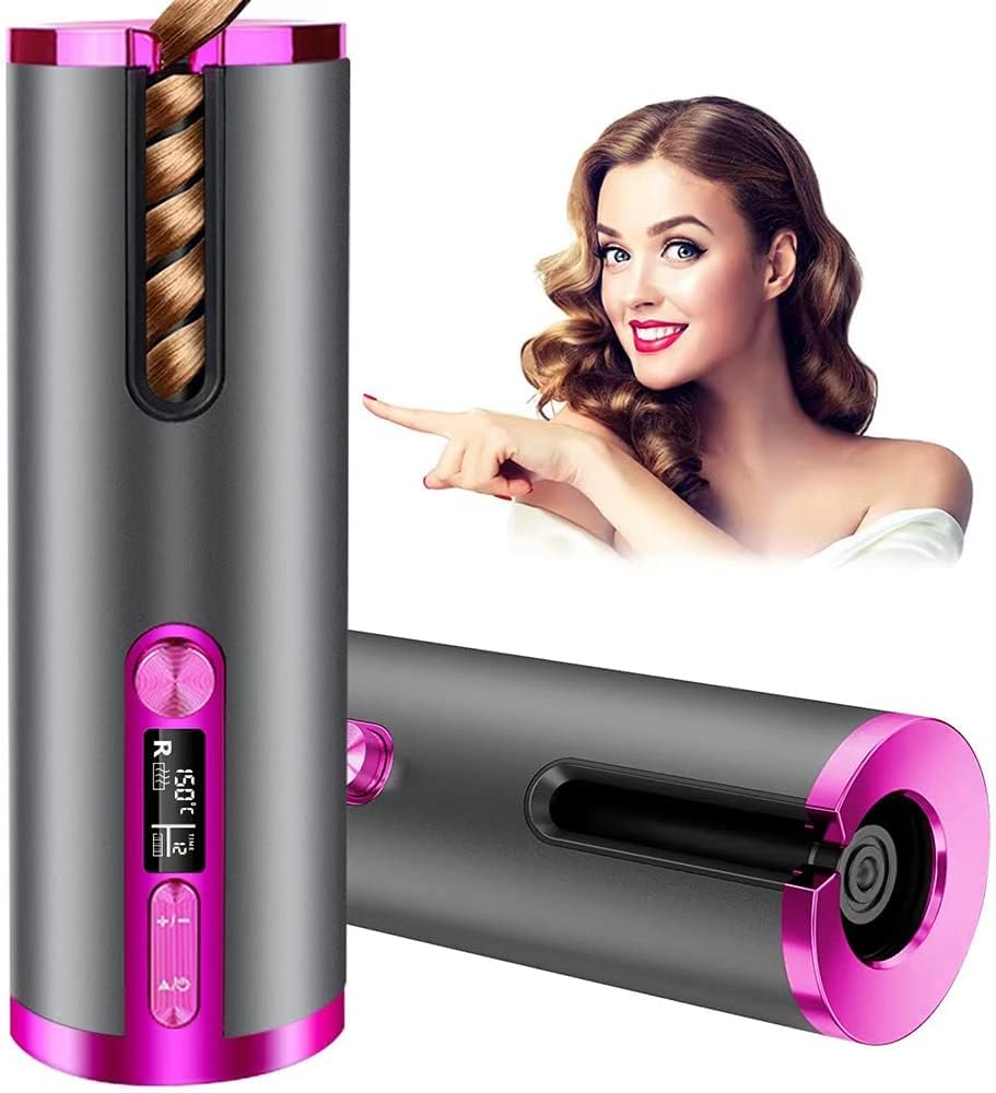 Automatic Hair Curler, Cordless Rotating Hair Curler Hair Waver Curling