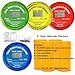 TimerCap Automatically Displays Time Since Last Opened - Built-in Stopwatch Smart Pill Bottle Cap Medication Reminder Case (Qty 4-1.8 oz Amber Bottles) EZ -Twist/CRC