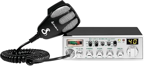 Cobra Radio CB profesional clásica 29 NW Radio de emergencia fácil de operar, artículos esenciales de viaje, canal instantáneo 919, 40 canales