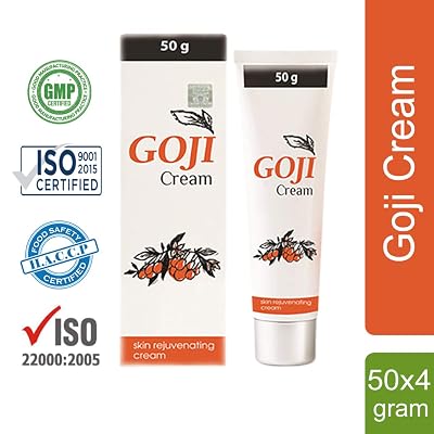 Shivalik Herbals Goji Cream 50 G X 4 Tubes For Age Defying Anti-Wrinkle Rejuvenating