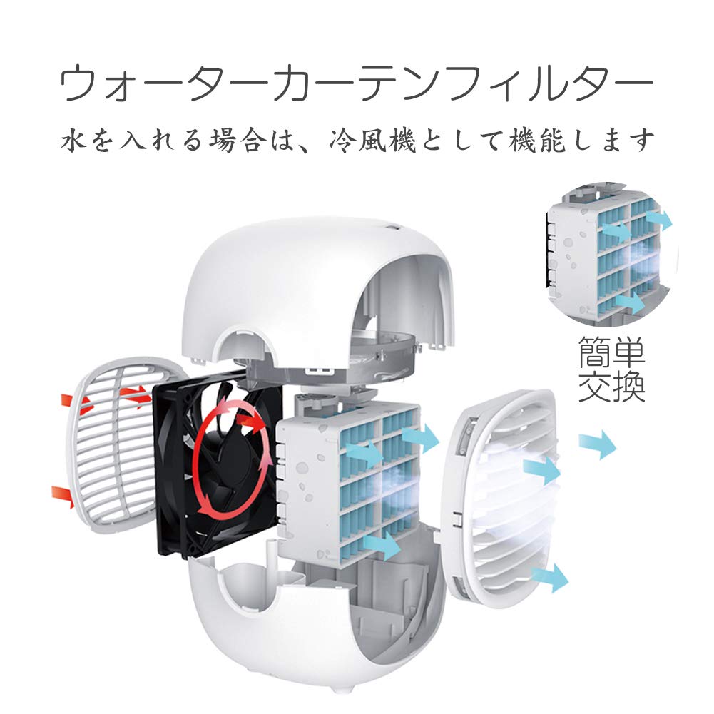 boqunhealth 卓上冷風機 レモネードサムネイル7