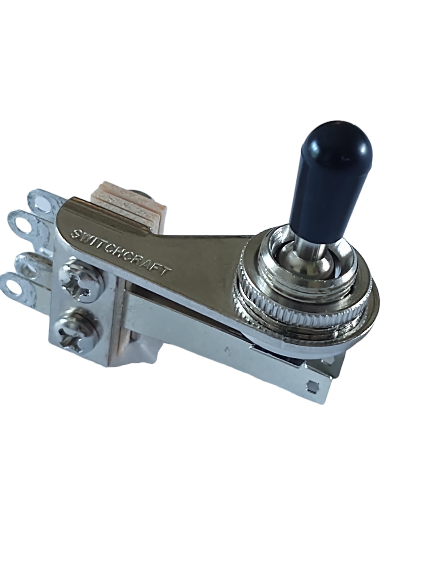 Axegrinderz Switchcraft 3-Way USA Toggle Switch, Black Tip for SG, ES Guitars