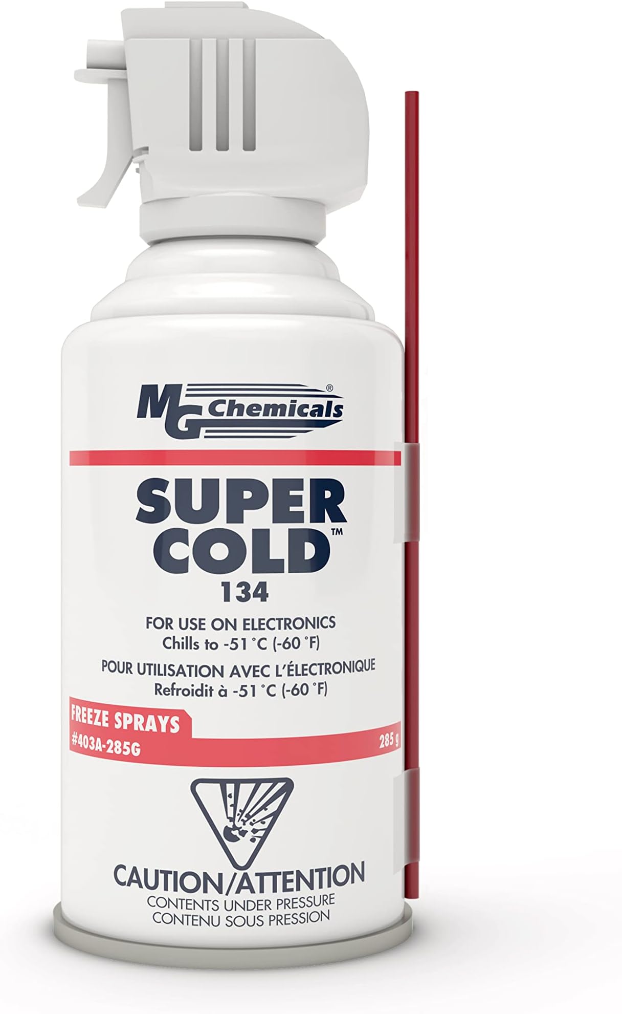 MG Chemicals - 403A-285G 403A 134A Super Cold Spray, 285g (10 oz) Aerosol Can