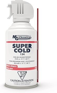 MG Chemicals - 403A-285G 403A 134A Super Cold Spray, 285g 10 oz Aerosol Can