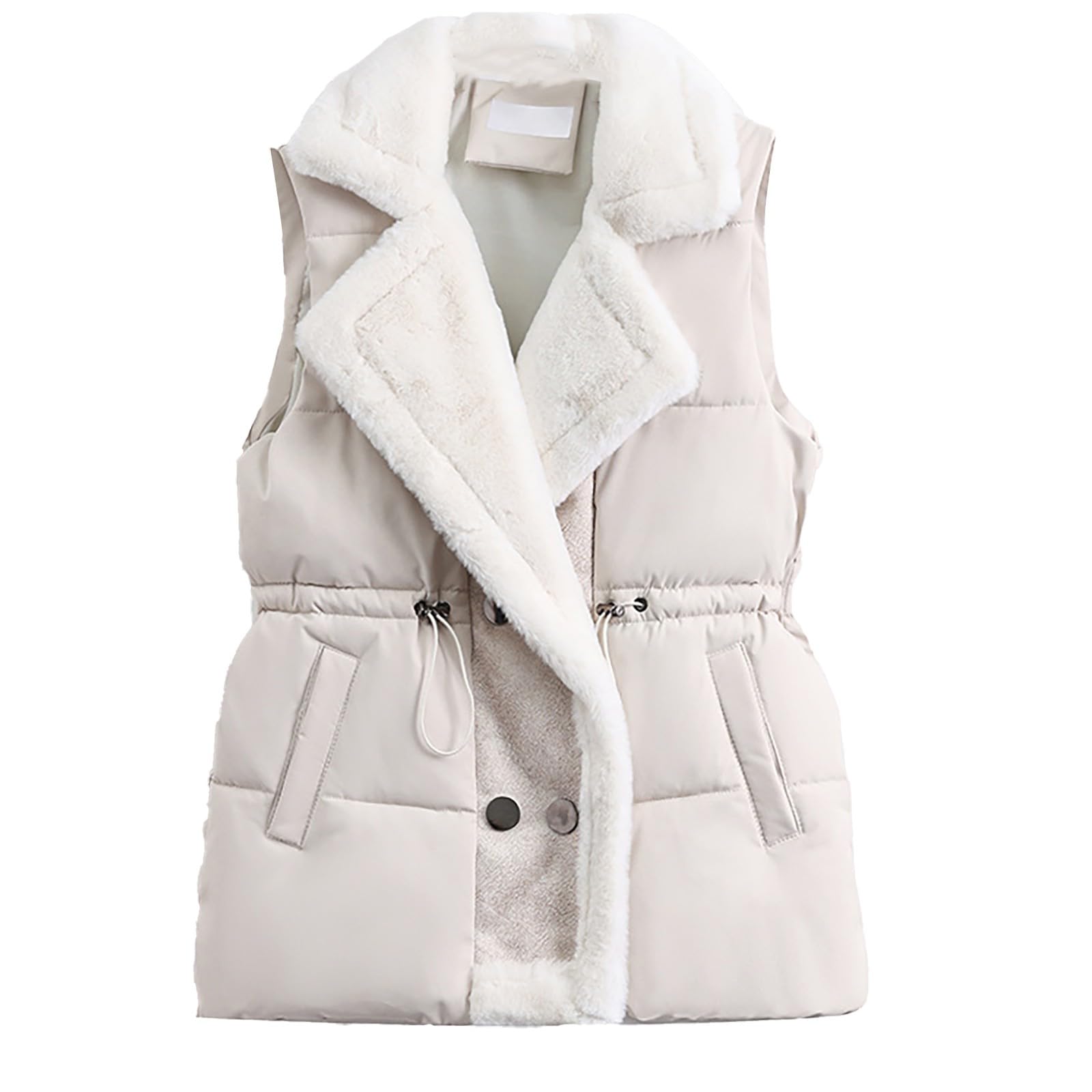 Chaleco de algodón para mujer estilo ropa de caballo con forro polar 1