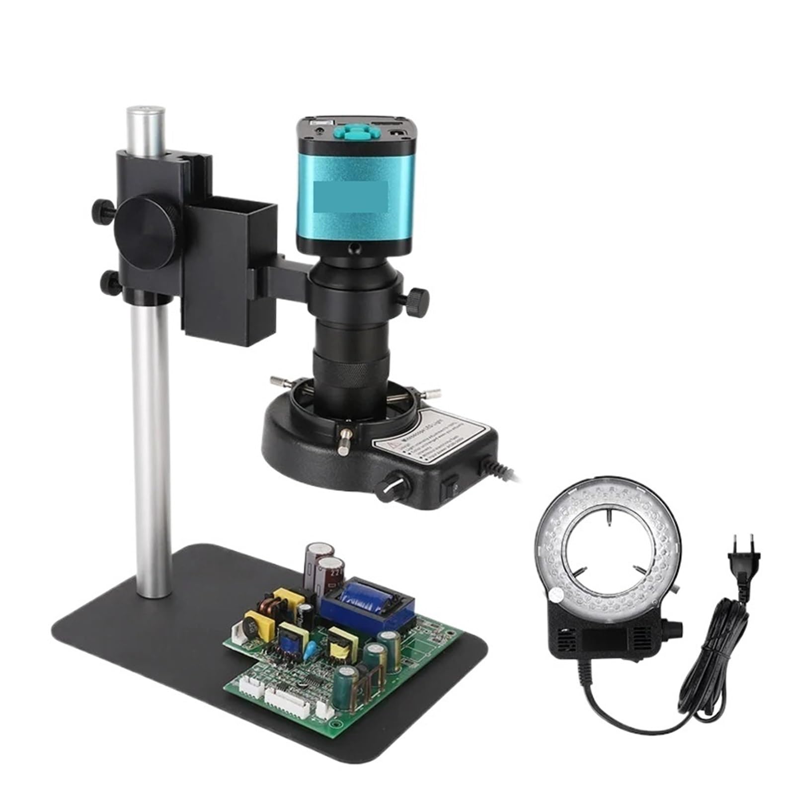 JJKKOZVQF 4K 48MP HDMI USB 60FPS Monocular Video Microscope Sets 38MP/16MP/13MP/8MP Digital Camera Lens 130X(150X 48MP HDMI USB)
