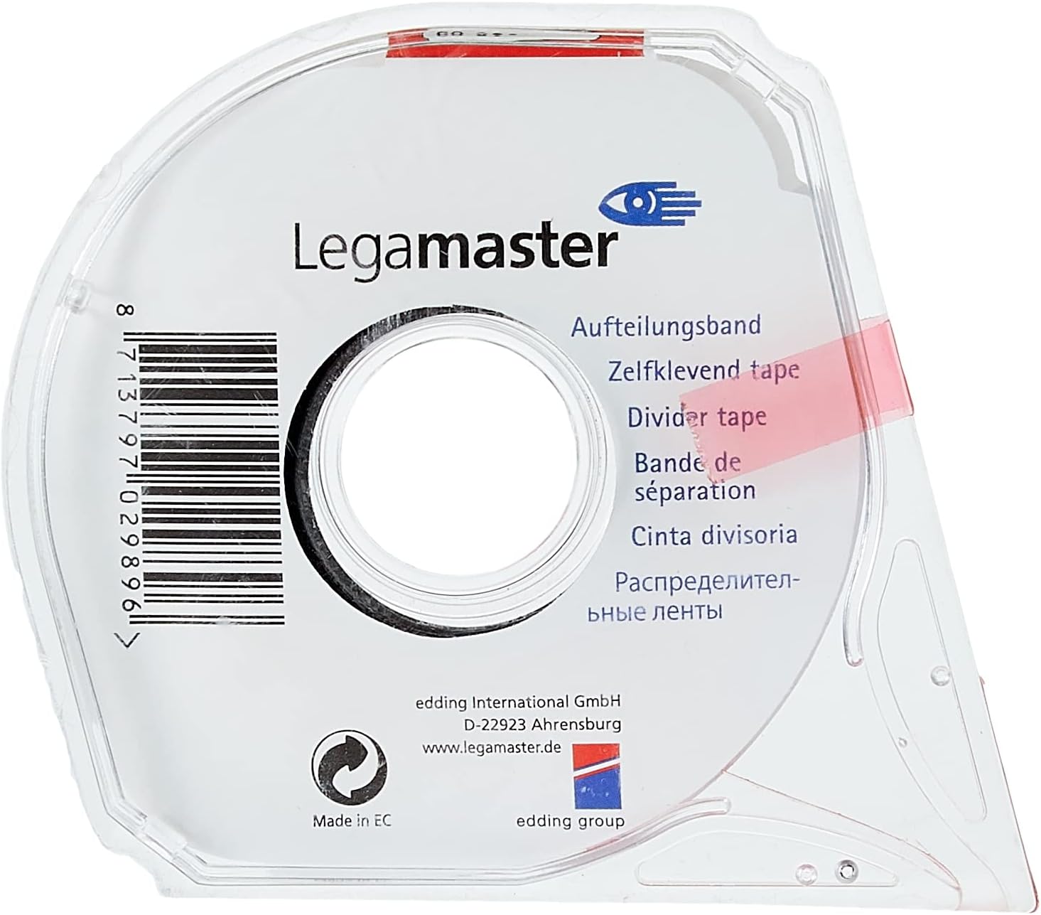 Legamaster Self Adhesive Tape for Planning Boards - Red
