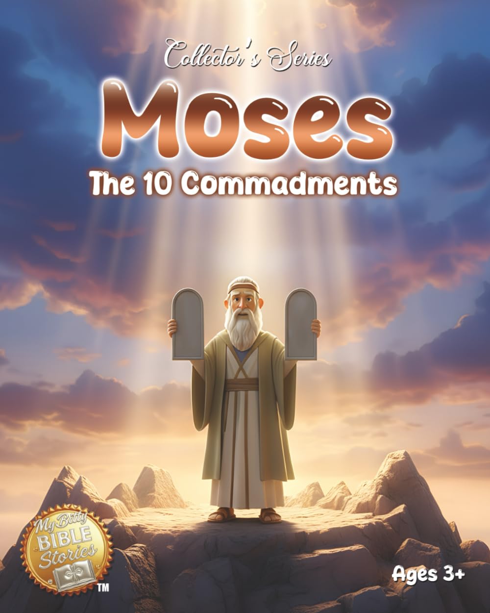 Moses: The 10 Commandments (My Bitty Bible Stories)