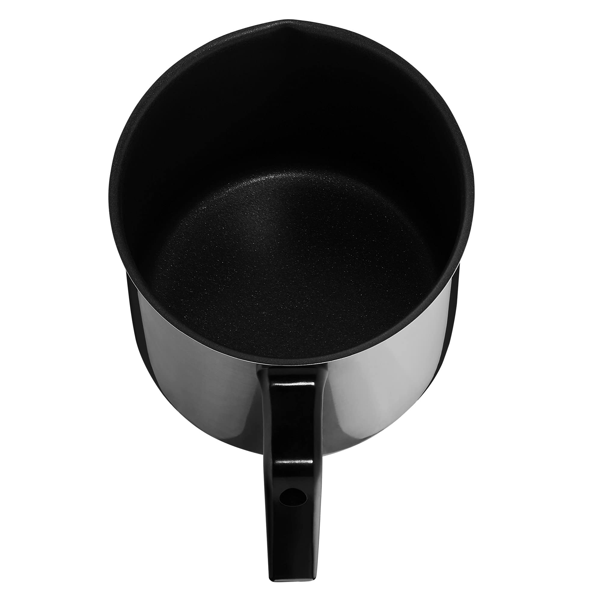 WMF 797819041 garnek na mleko Ø 14 cm ok.l krawędź do nalewania Cromargan stal nierdzewna szczotkowana nadaje się do wszystkich kuchenek, w tym indukcyjnych, nadaje się do mycia w zmywarce, srebrny