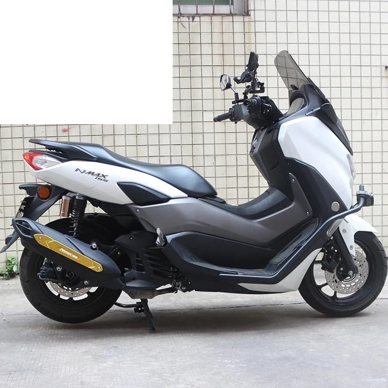 Boîtier tuyau d'échappement moto isolant et couvercle de protection 155