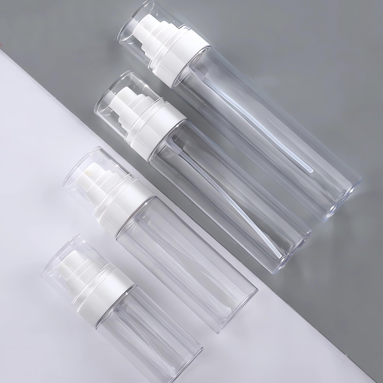 12 Stück, 30ml Transparent Kunststoff Sprühflasche Nachfüllbar Sprühflaschen Reinigung Klein Feinen Nebel Reiseflaschen reisen