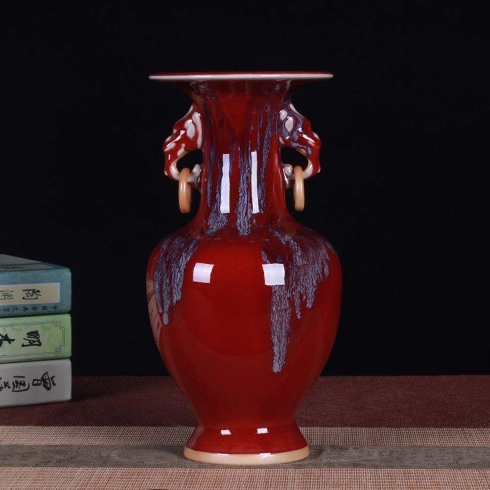 Vases en céramique rétro décoration paysage pour salon et fleurs
