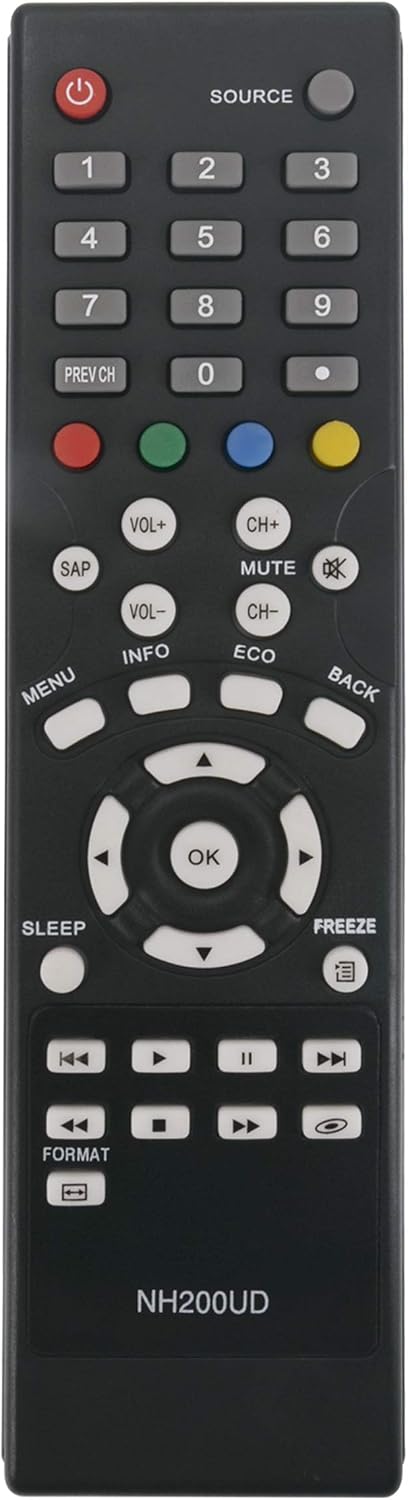 New Replaced Remote Control NH200UD for Sylvania Emerson TV LC190SS1 LC220SS1 LC260SS1 LC320SS1 LC407SS1 LC407EM1 A0171 LC190SS2 LC320SS2 A01PDUH LC260SS2
